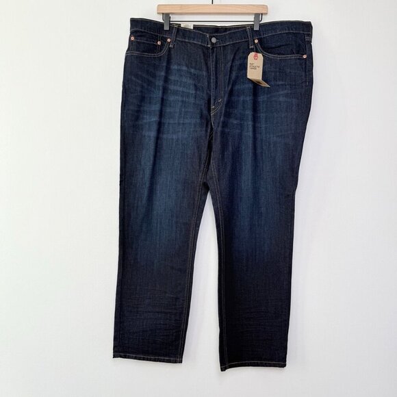 NWT Levi’s Mens Jeans 46x34 Big & Tall 541 Athletic Taper Blue Casual Stretch - Picture 9 of 11